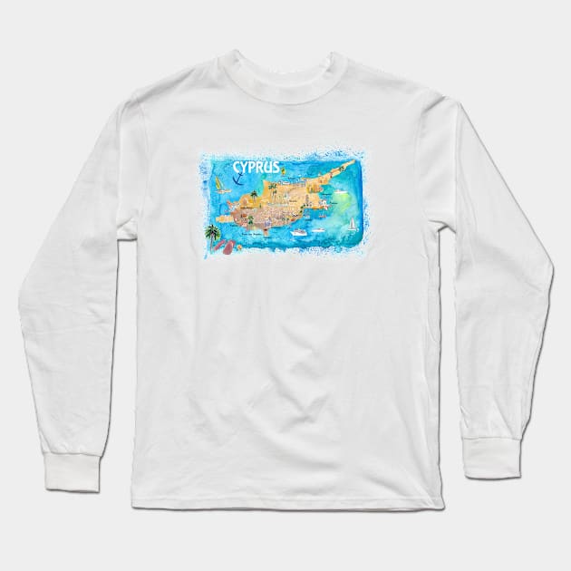 Cyprus Long Sleeve T-Shirt by artshop77